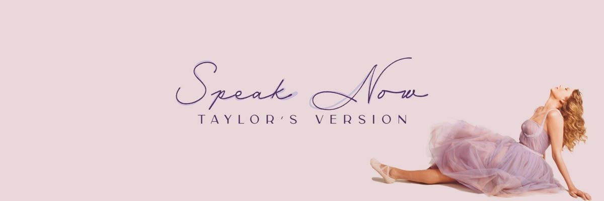 Speak Now banner